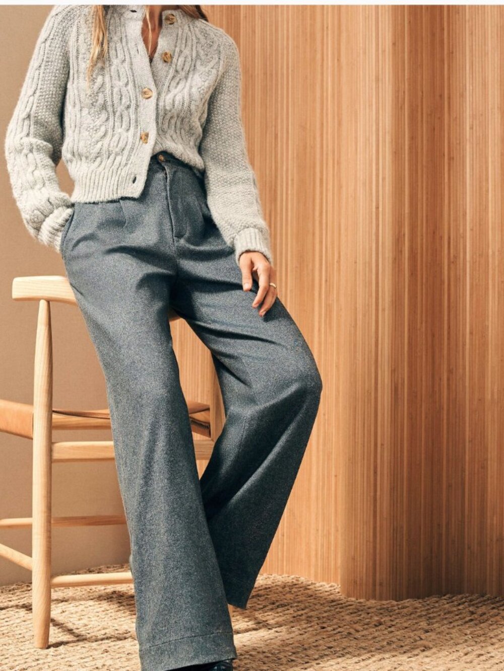 Faherty Dream Flannel Trouser Pant